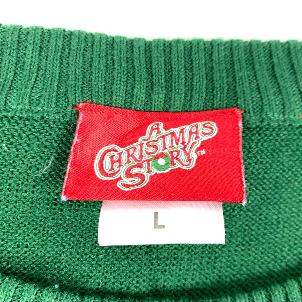 A Christmas Story Fragile Leg Lamp Ugly Christmas Sweater - size XL - Picture 9 of 15